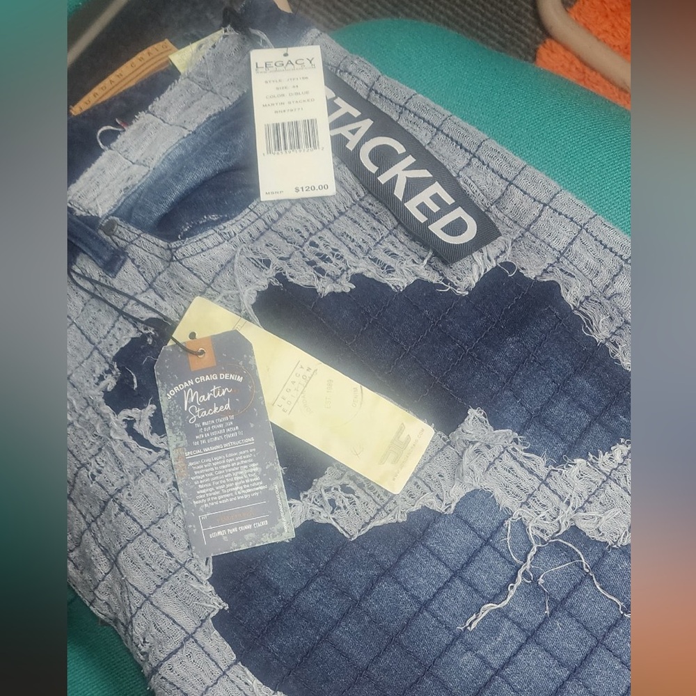 Stacked jeans size 44